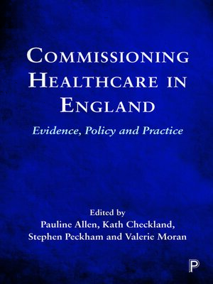 cover image of Commissioning Healthcare in England